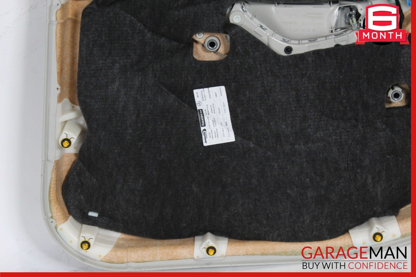14-17 Mercedes W222 S550 S500 Rear Left Side Interior Door Panel Cover Gray