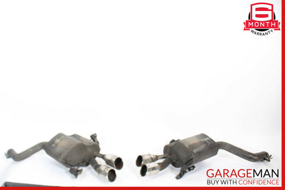 Maserati Quattroporte M139 Exhaust Mufflers Dual Tips Left & Right Side Set OEM