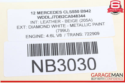 12-18 Mercedes W218 CLS550 CLS63 Rear Left  Side Exterior Door Handle OEM
