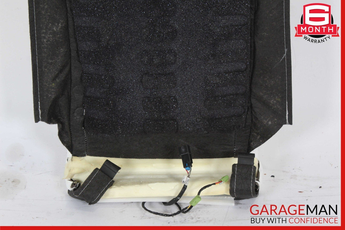 16-20 Tesla Model S Front Left Side Top Upper Seat Cushion Cover White OEM