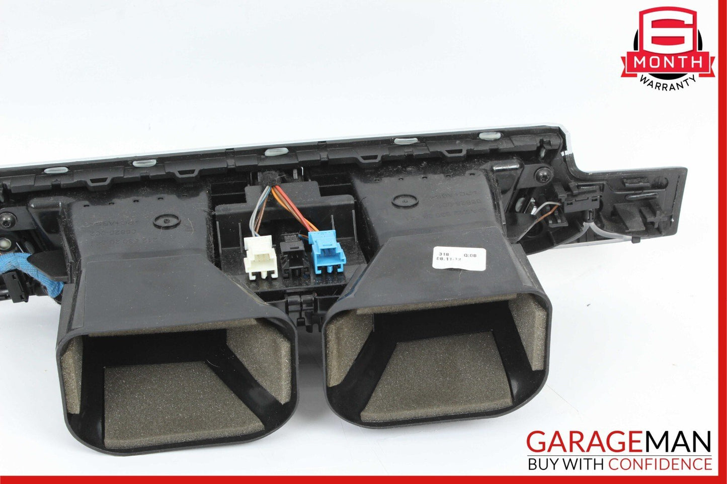 10-13 Mercedes W212 E400 Front Center Dash AC A/C Air Vent Grille Trim Assembly