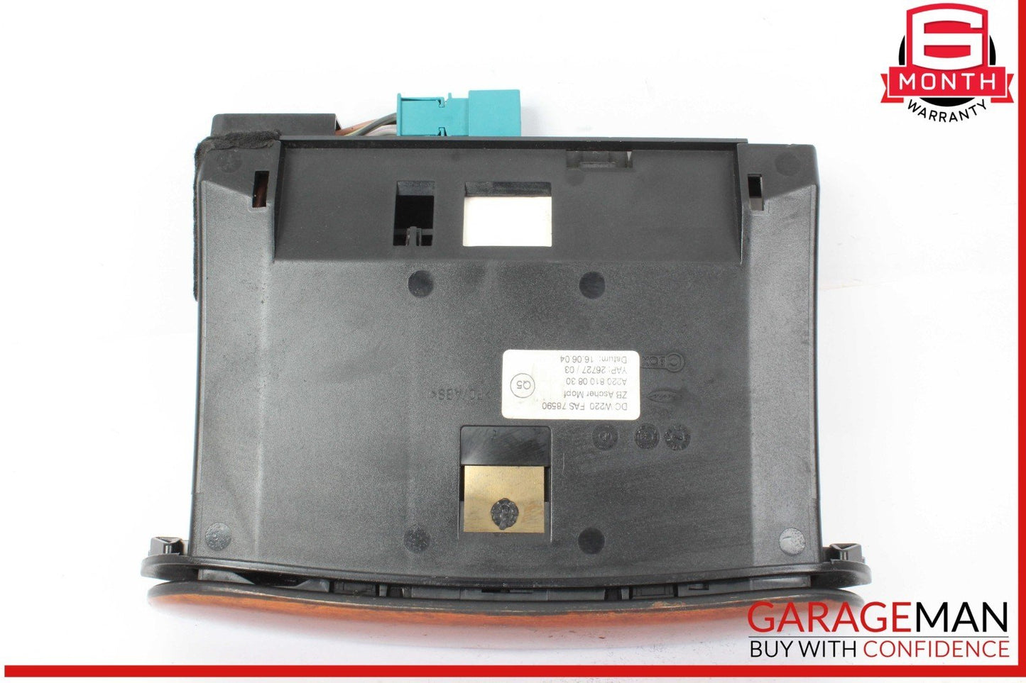 00-06 Mercedes W220 S430 S500 Center Console Ash Tray Ashtray Compartment OEM