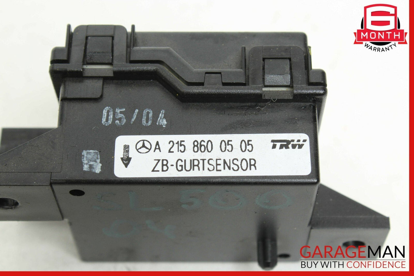 Mercedes R230 SL500 CL550 CL500 Seat Belt Seatbelt Tension Sensor 2158600505 OEM