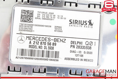 10-16 Mercedes W212 E350 C250 SLK250 Sirius Satellite Radio Receiver Module OEM
