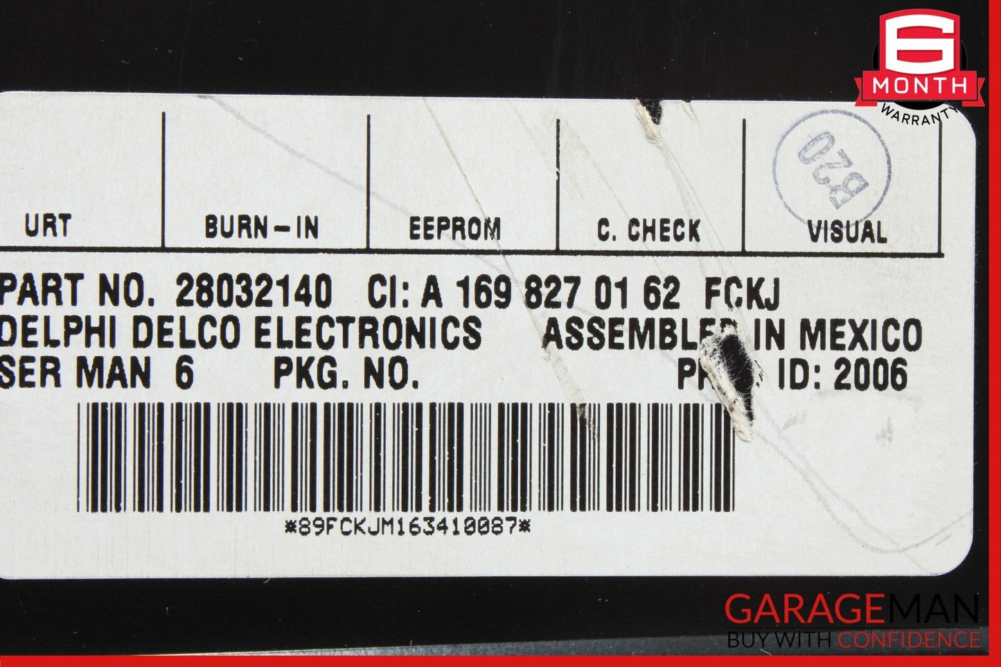 03-09 Mercedes CLK350 C230 E320 GL450 ML63 AMG Sirius Satellite Radio Receiver