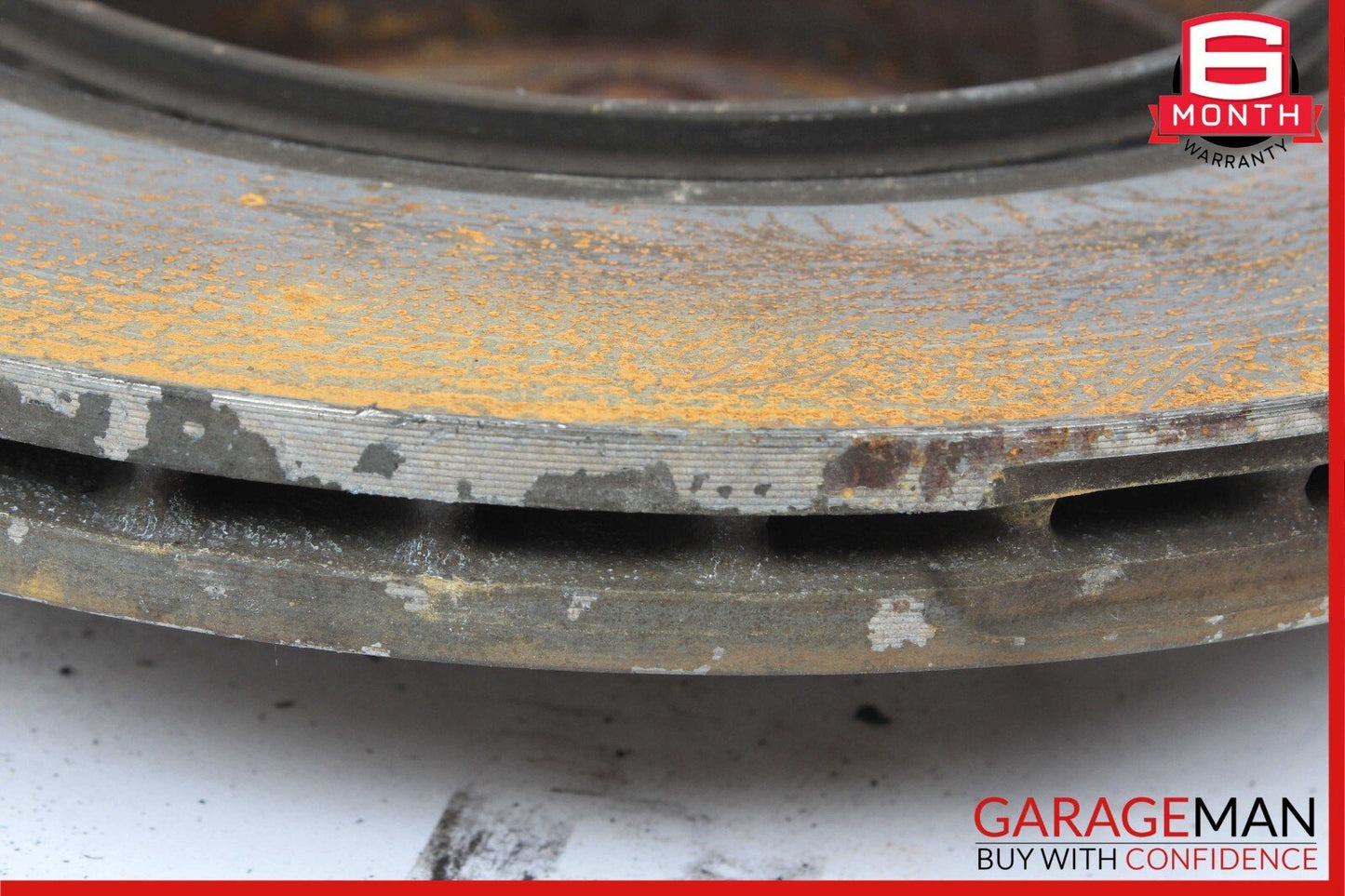 08-14 Mercedes W204 C250 C350 Rear Right & Left Brake Rotor Disc Set of 2 Solid