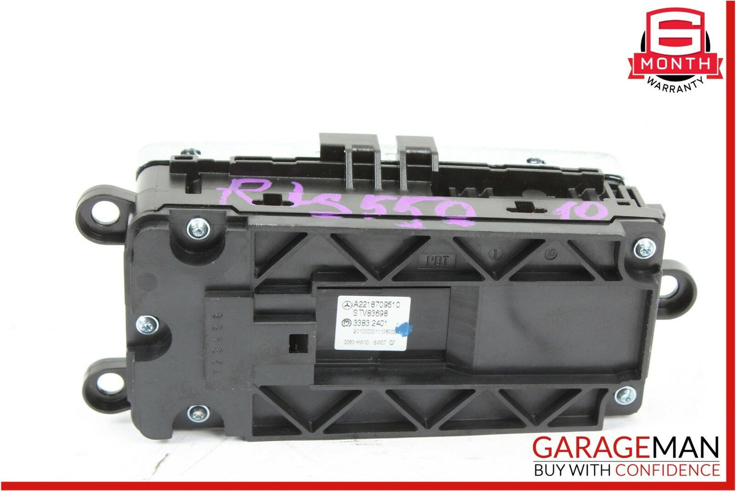 10-13 Mercedes W221 S550 Rear Side Window Switch Control Module Q7 OEM