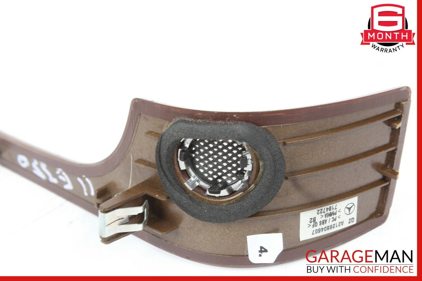 10-13 Mercedes W212 E350 E550 E63 AMG Steering Column Cover Boot Trim Wood OEM