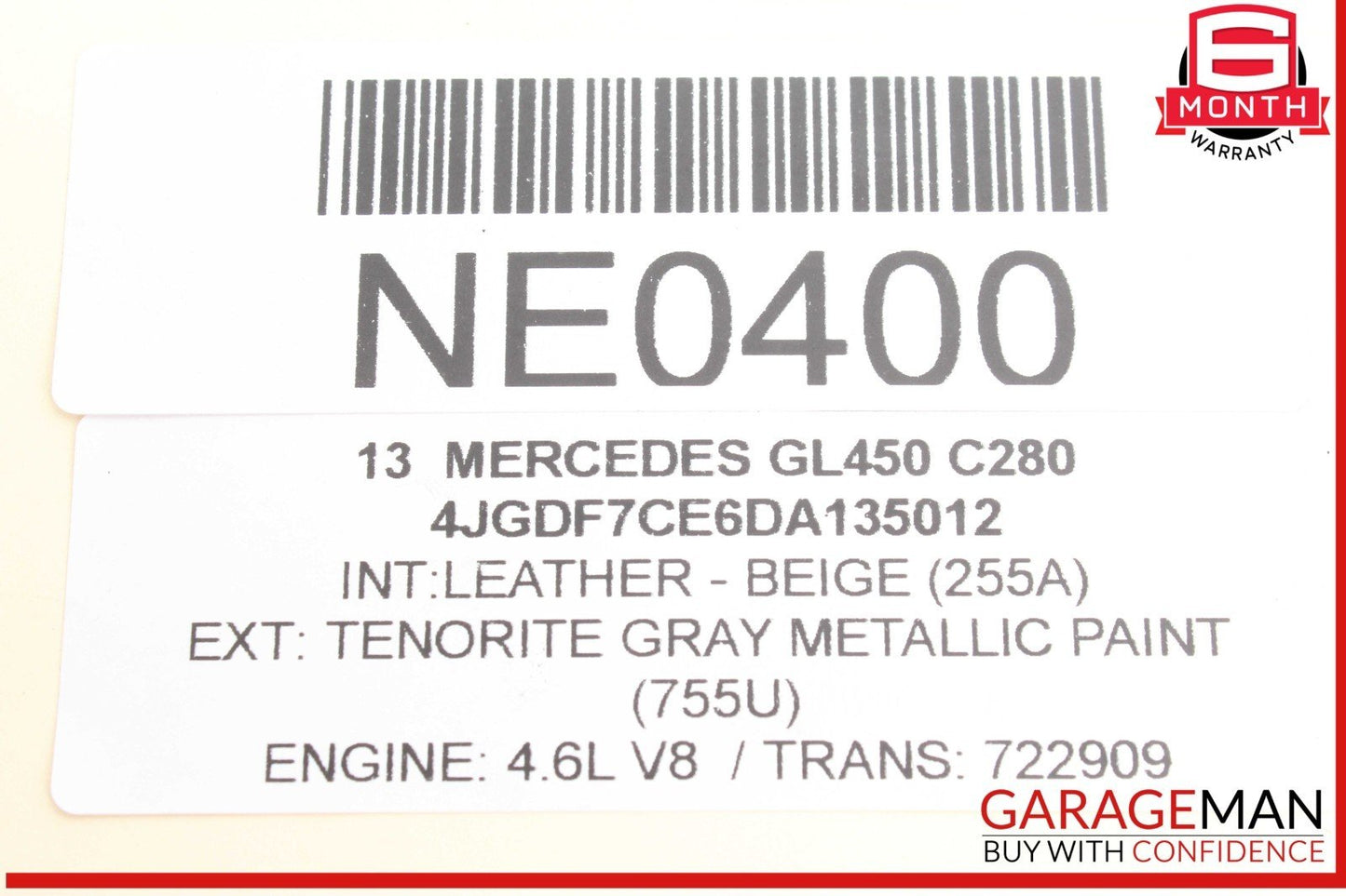 12-19 Mercedes X166 GL450 Rear Left Side Tie Rod Upper Control Arm OEM