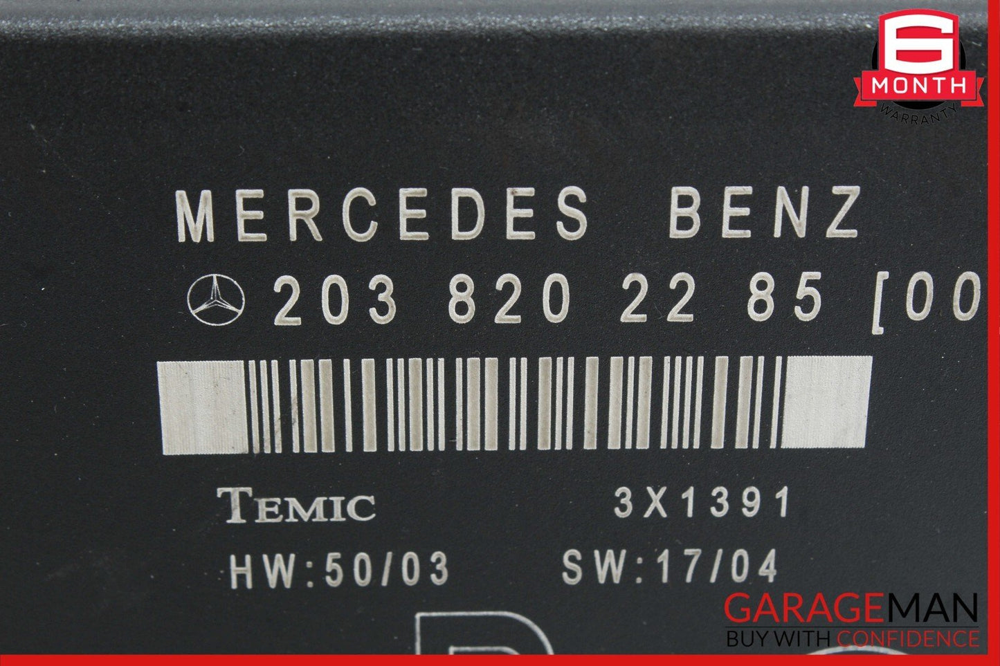 01-07 Mercedes W203 Ð¡280 C240 Rear Right Side Door Controller Module