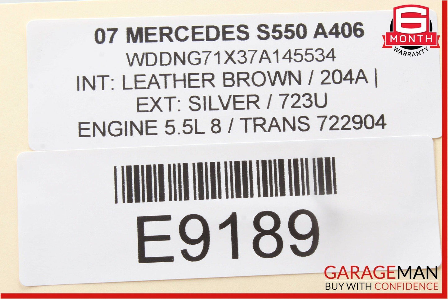 07-13 Mercedes W221 S550 CL65 AMG Rear Right Passenger Door Lock Latch Actuator