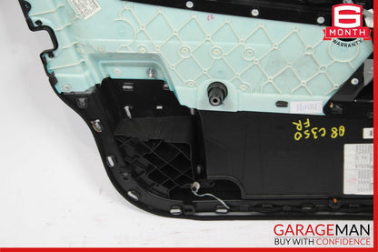 08-14 Mercedes W204 C350 Front Right Interior Door Panel Trim Assembly Black