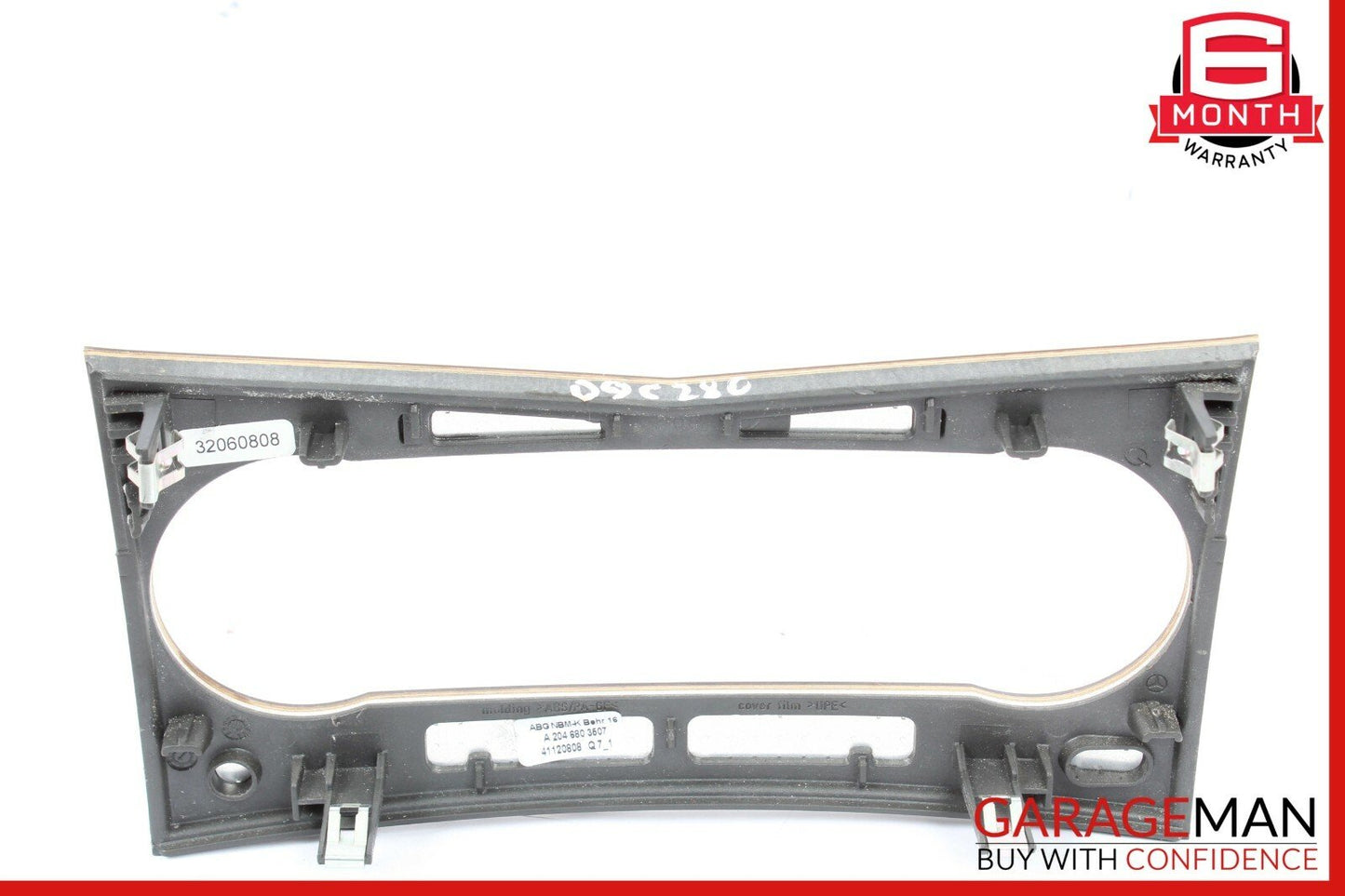 08-14 Mercedes W204 C350 AC A/C Climate Control Switch Trim Bezel OEM