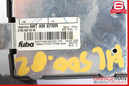 98-05 Mercedes W163 ML500 ML430 ML55 Radio Antenna Amp Amplifier 1638200289 OEM