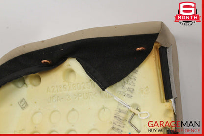 12-16 Mercedes W218 CLS500 Rear Right Side Lower Bottom Seat Cushion Beige OEM