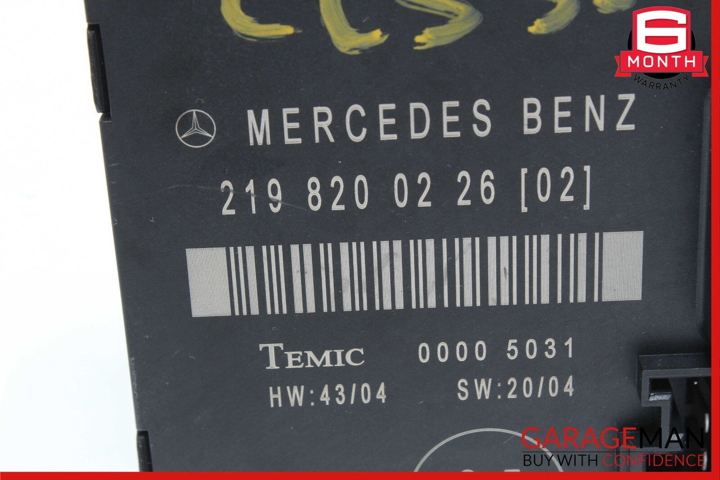 06-11 Mercedes W219 CLS550 CLS63 Rear Left Side Door Control Module OEM