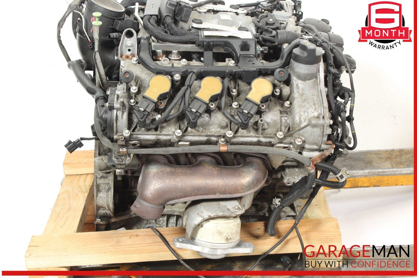 10-11 Mercedes W212 E350 4Matic AWD 3.5L V6 Engine Motor Block Assembly 111k