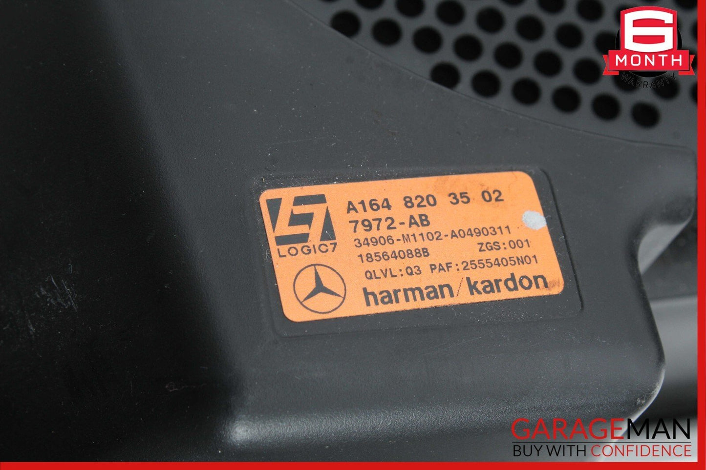 07-12 Mercedes X164 GL450 4MATIC Rear Subwoofer Audio Speaker Harman Kardon OEM