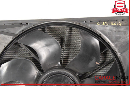 08-14 Mercedes W204 C250 E550 Engine Radiator Condenser Cooling Fan Motor Assy