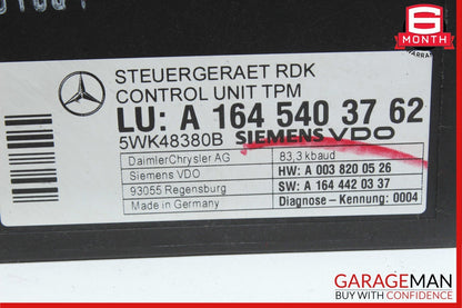 06-13 Mercedes W251 R350 CLS550 E350 TPMS Tire Pressure Control Module Unit OEM