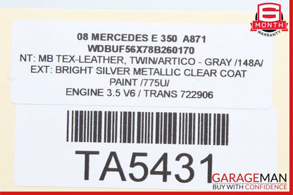 03-09 Mercedes W211 E550 E350 E320 Front Right Door Controller Module Unit