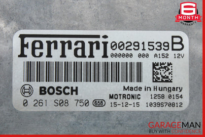 15-18 Ferrari California T ECU ECM Engine Control Module Unit 0261S08750 3k OEM