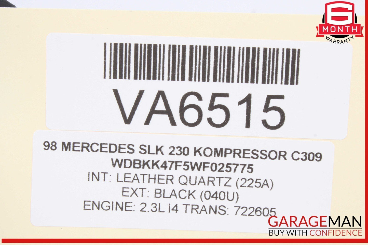 97-04 Mercedes R170 SLK230 Kompressor Ignition Immobilizer Relay Module OEM