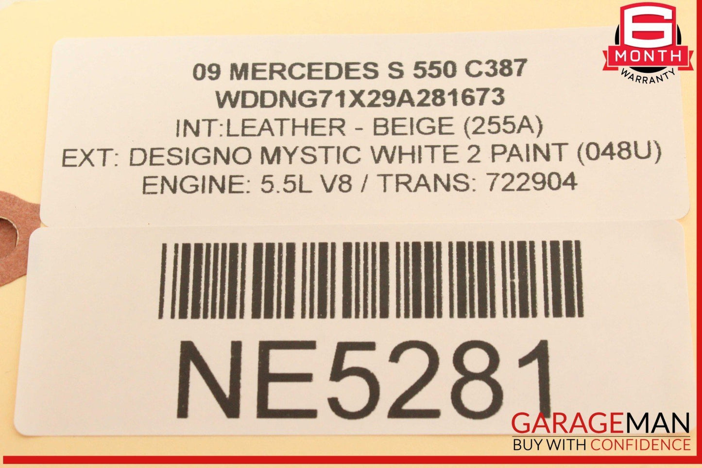 07-13 Mercedes W221 S550 CL550 Rear Trunk Lid Latch Lock Actuator 2217500085 OEM