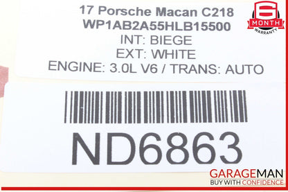 15-24 Porsche Macan 95B Rear Left or Right Side Door Control Module 4H0959795P