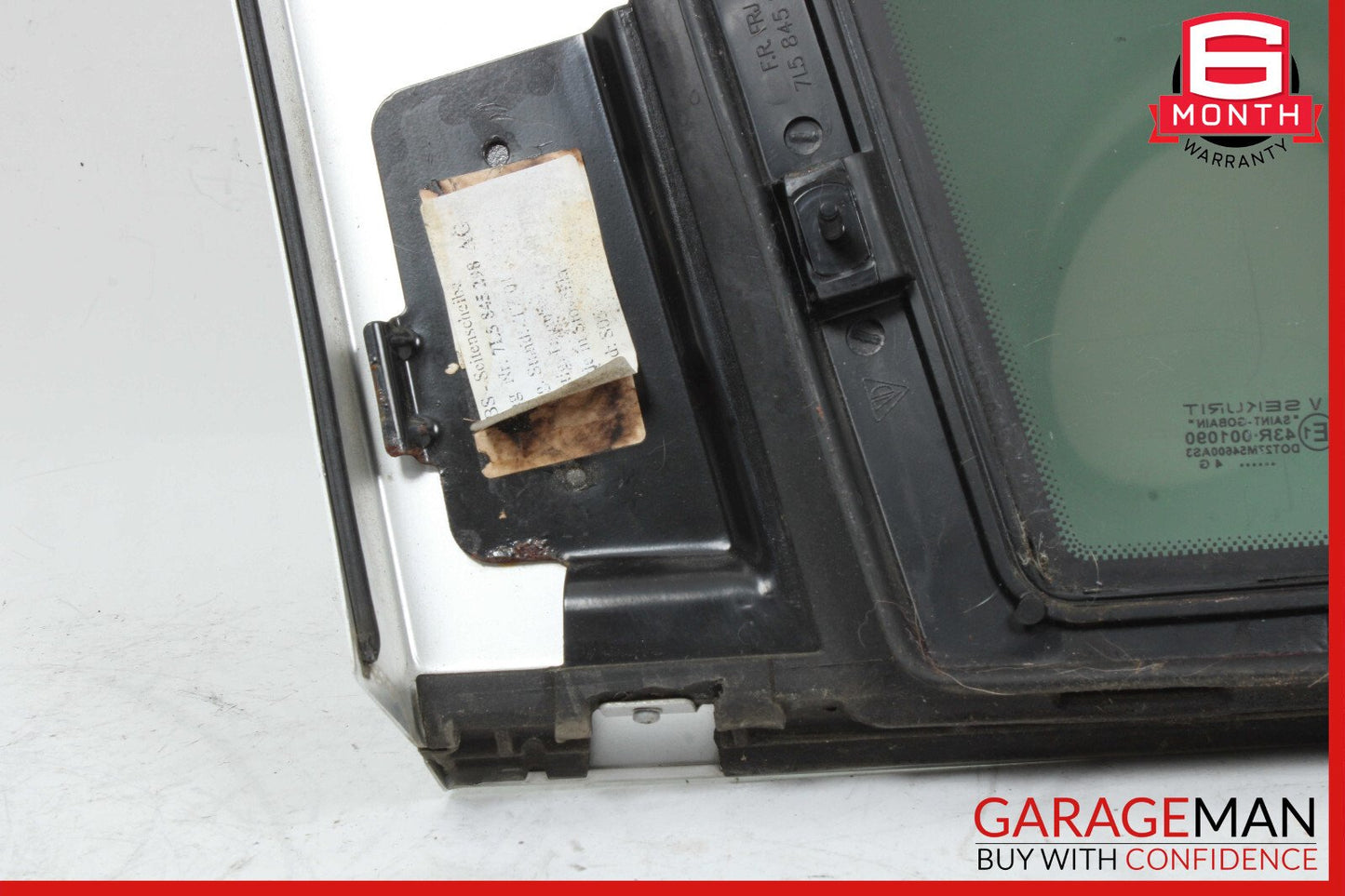 03-06 Porsche Cayenne 955 Rear Right Side Quarter Window Glass Panel OEM