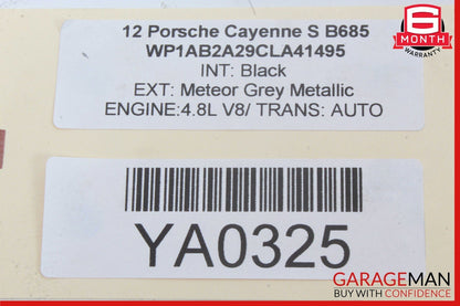 11-18 Porsche Cayenne 958 S Rear Side Suspension Upper Forward Control Arm OEM