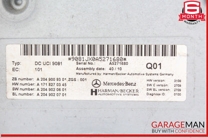 06-14 Mercedes W221 S400 Hybrid Communication Interface Ipod Control Module Unit