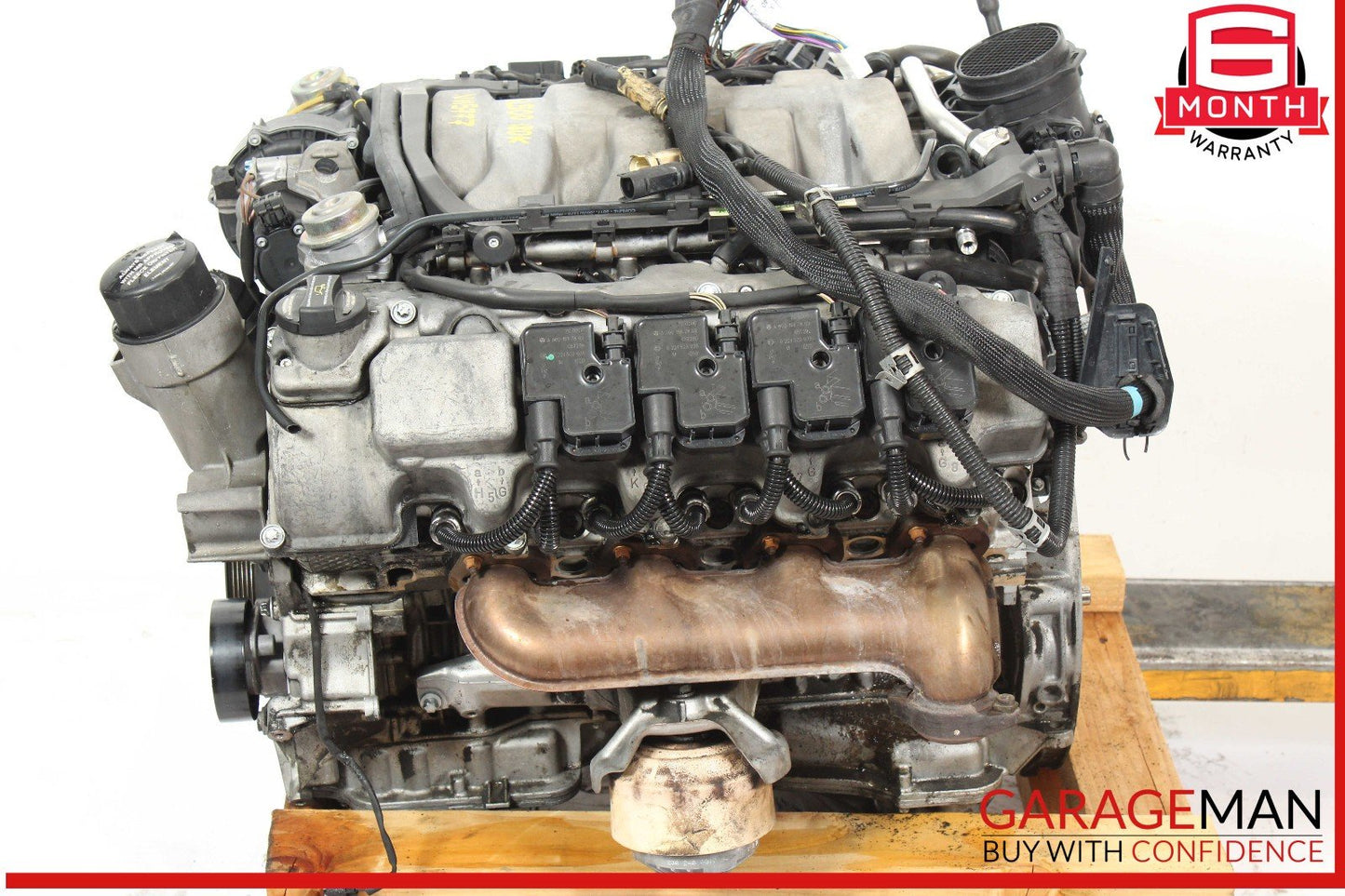 03-06 Mercedes R230 SL500 RWD Engine Motor Block Assembly OEM 180k