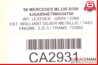 98-05 Mercedes W163 ML350 ML500 ML430 Dashboard Center A/C AC Air Vent OEM