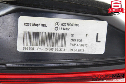 14-17 Mercedes W207 E350 E400 Rear Left Driver Side Inner Tail Light Lamp OEM