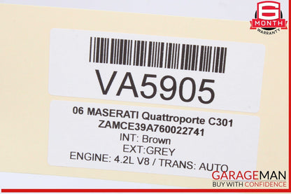 03-08 Maserati Quattroporte M139 Rear Bumper Parking Sensor Wiring Harness OEM