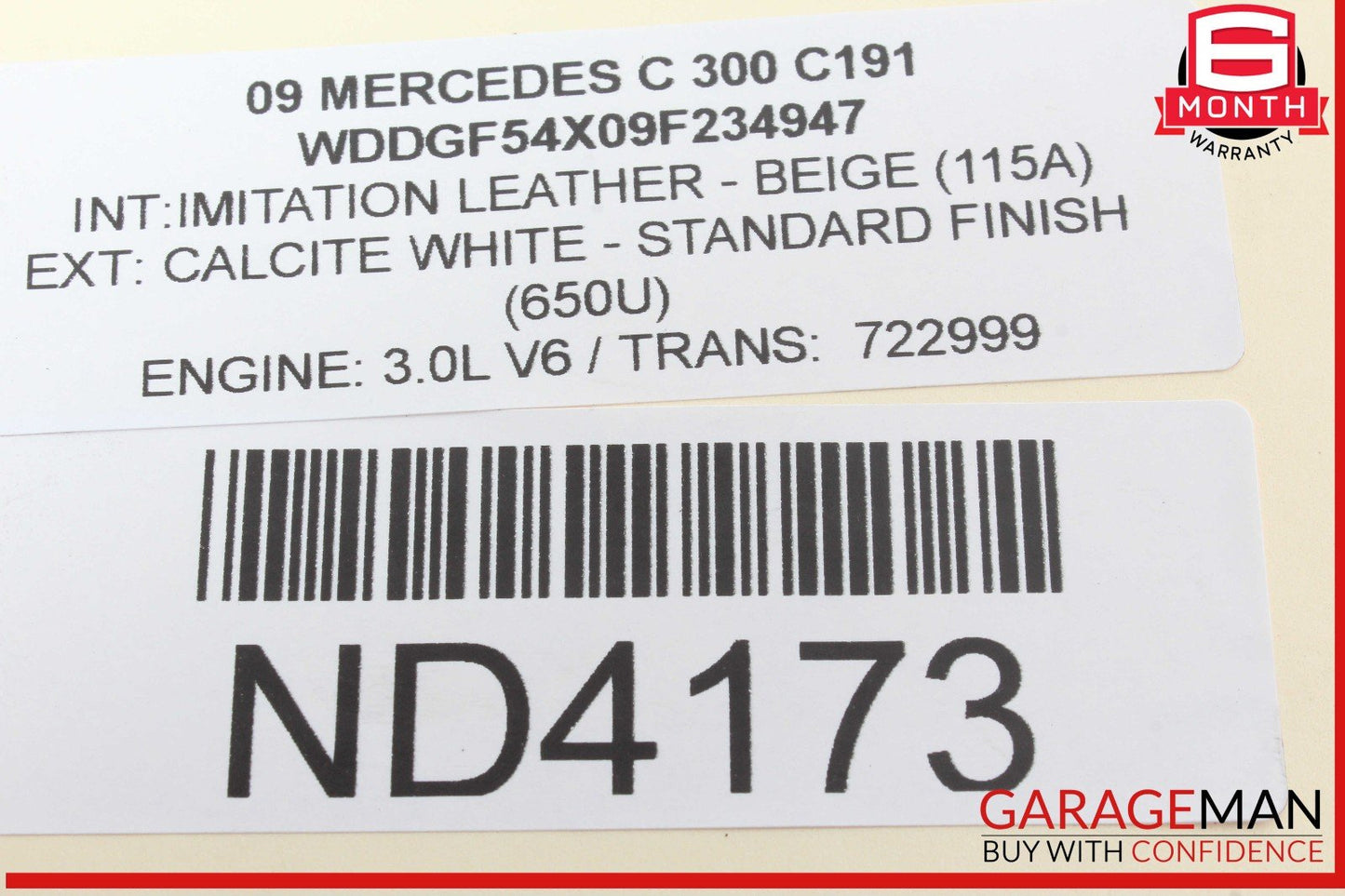 08-14 Mercedes W204 C300 C350 Front Right Side Curved Wishbone Control Arm OEM