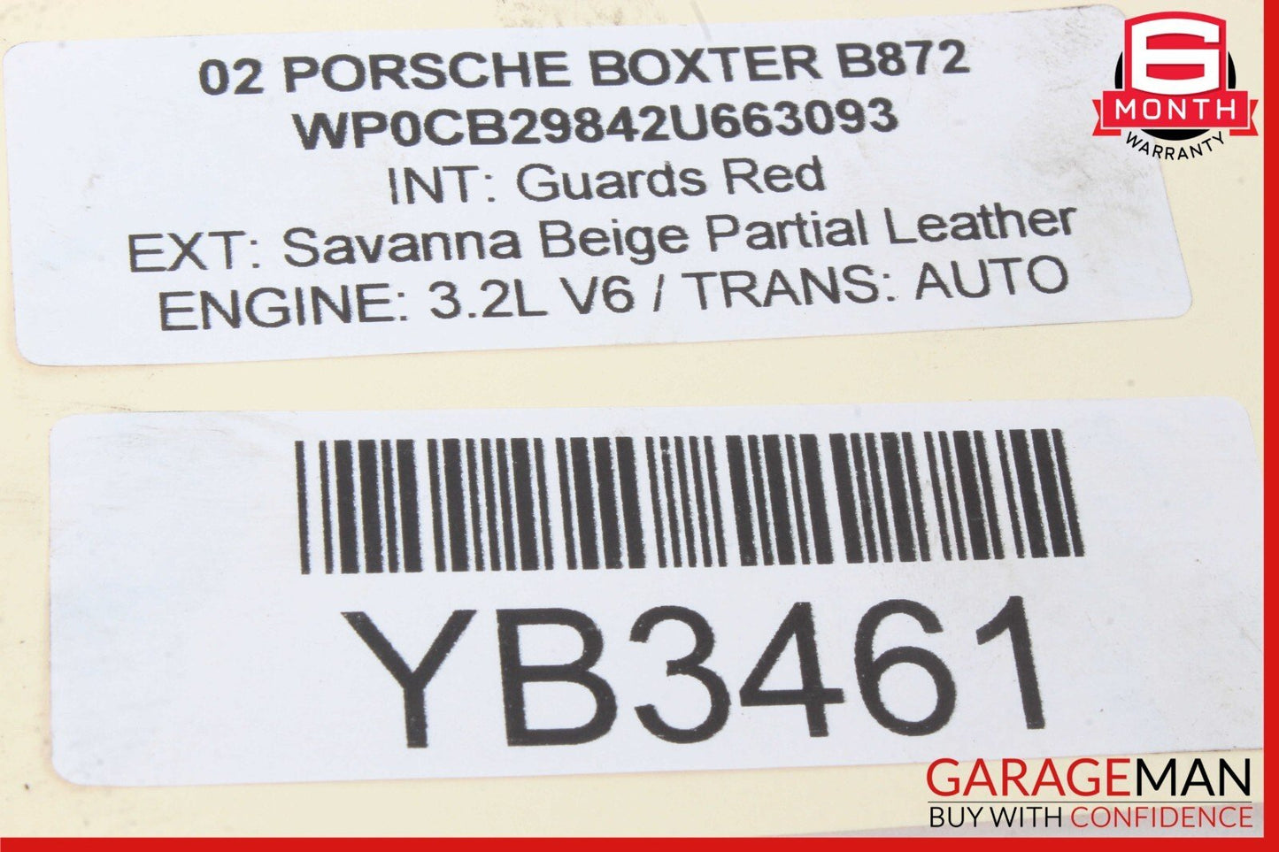 97-04 Porsche Boxster 986 Rear Suspension Wishbone Trailing Control Arm OEM