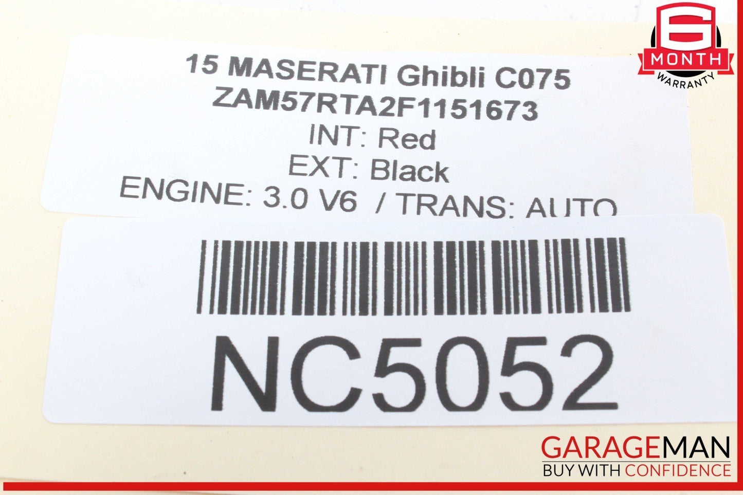 14-17 Maserati Ghibli Front Left Driver Side Exterior Door Handle Assembly OEM