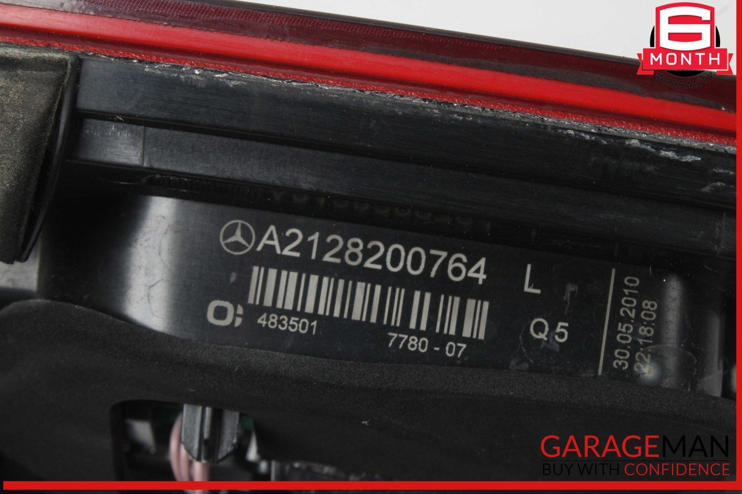 10-13 Mercedes W212 E350 E400 Rear Left Side Inner Tail Light Taillight Lamp OEM