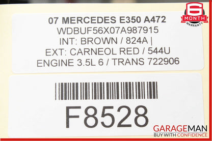 03-09 Mercedes W211 E350 Front Right Passenger Side Door Lock Latch Actuator
