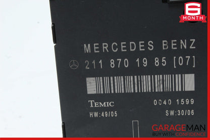 03-09 Mercedes W211 E350 E550 E63 AMG Front Left Door Controller Module Unit