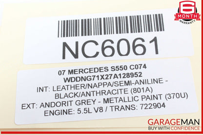 07-14 Mercedes W221 S550 CL550 S65 AMG A/C AC Heater Climate Control Switch OEM