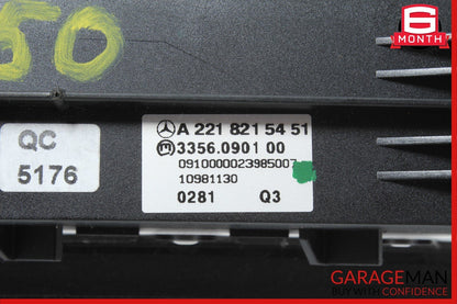 07-13 Mercedes W221 S550 CL550 Cluster Control Switch 2218215451 OEM