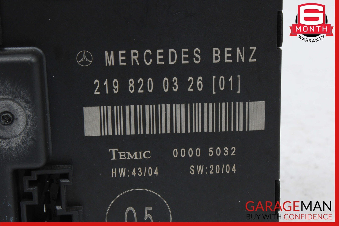 06-11 Mercedes W219 CLS500 CLS550 CLS63 AMG Rear Right Side Door Control Module