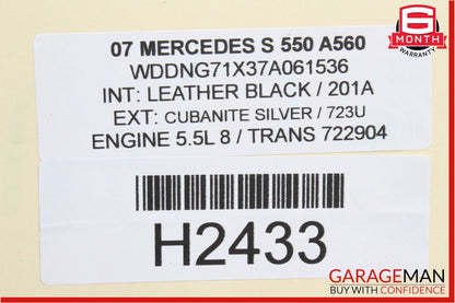 07-13 Mercedes W221 S550 Front Right Passenger Door Lock Latch Actuator OEM