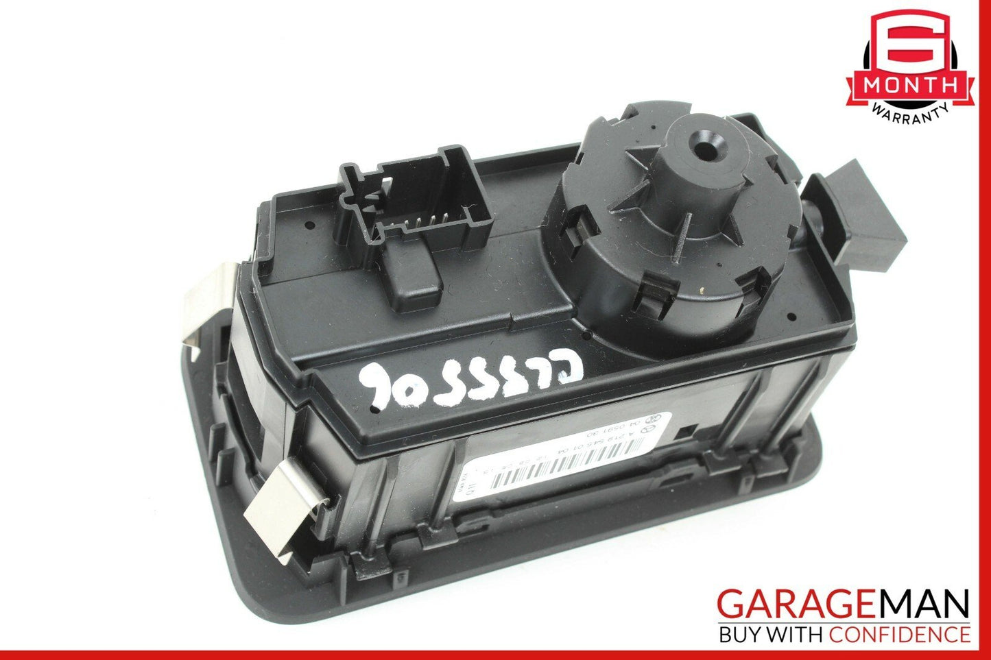 06-11 Mercedes W219 CLS55 Headlight Switch Washer Black 2195450104 OEM