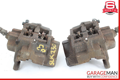 97-04 Mercedes R170 SLK230 SLK320 Rear Brake Calipers Left & Right Set OEM