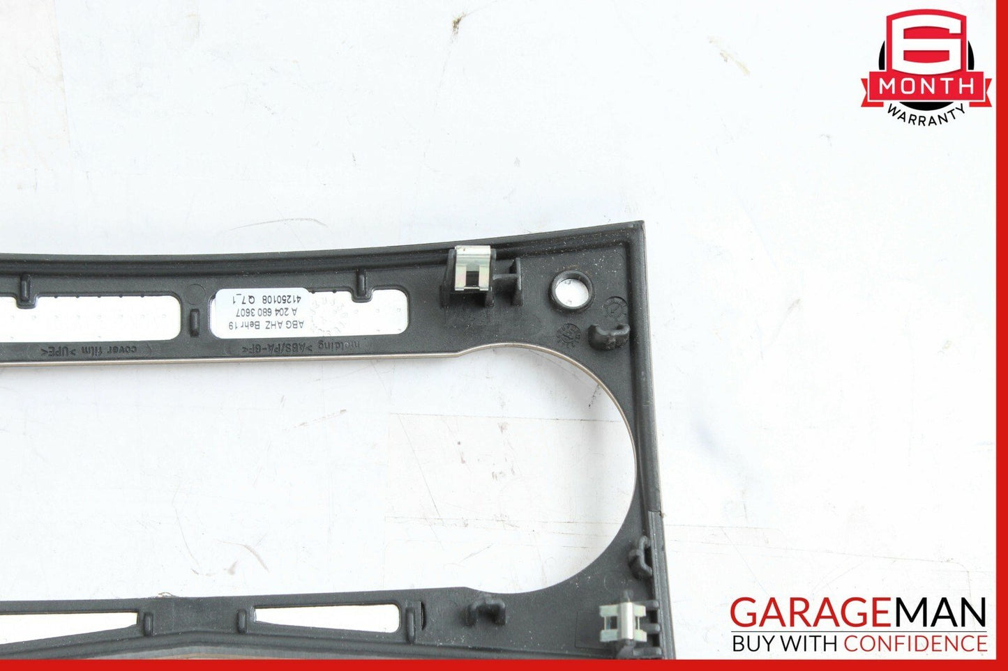 08-11 Mercedes W204 C350 C250 A/C Climate Control Switch Trim Bezel Wood OEM