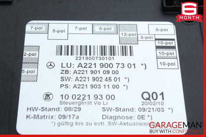 07-13 Mercedes W221 S550 S65 AMG Front Left Door Control Module 2219010900 OEM